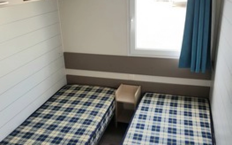 Chambre 2 mobil-home en Normandie