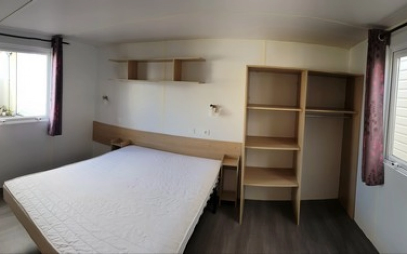 Chambre 1 mobil-home en Normandie